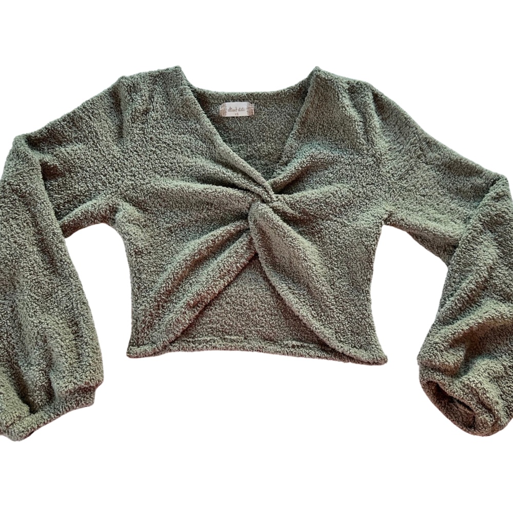 🔥 Altar'd State Sherpa Cropped Sweater